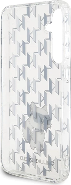 Mbështjellës Karl Lagerfeld Monogram Choupette për Samsung Galaxy S23 FE, Transparent