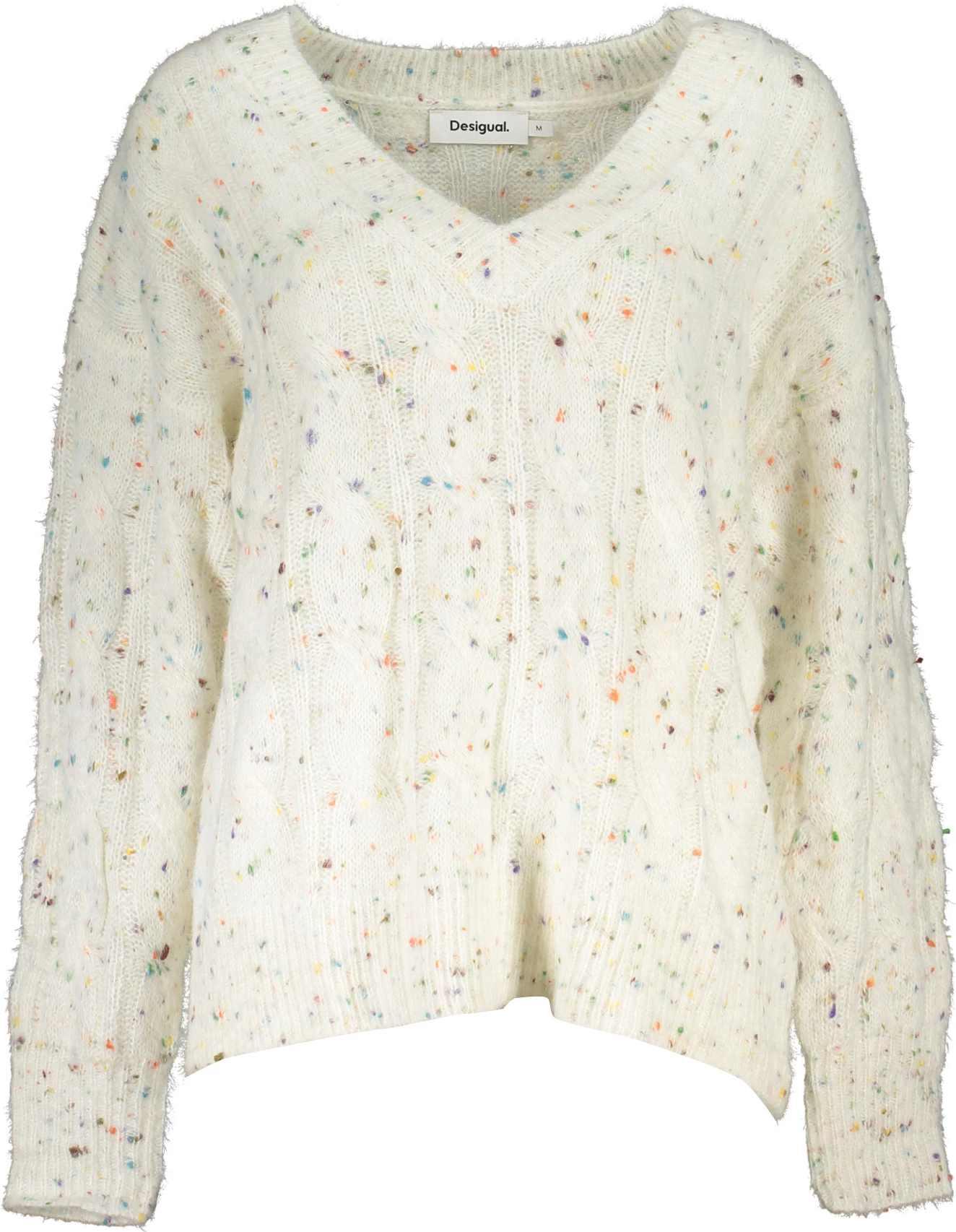 Xhemper DESIGUAL femra, të bardhë [Madhësia: XL]
