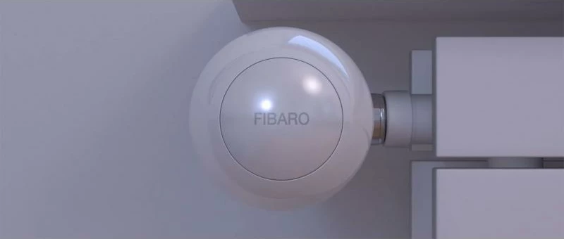 Kontrollor ngrohjeje për radiator, FIBARO Heat Controller FGT-001 (FGT001), smart termostatik, i bardhë