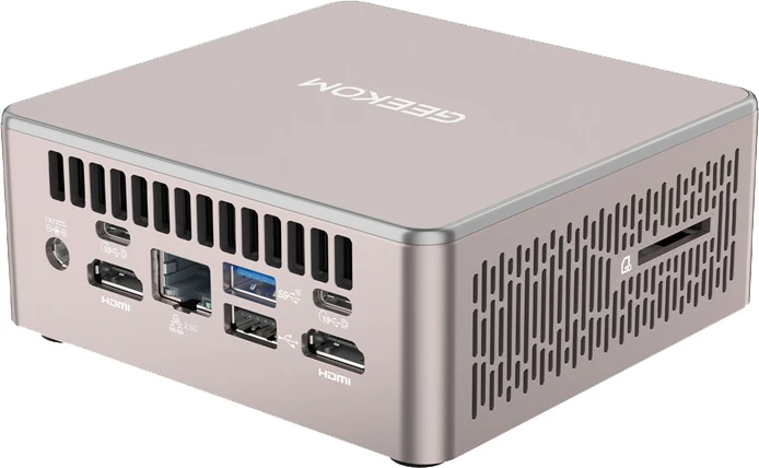 Kasë GEEKOM Mini PC A5, Ryzen 7 5825U, 16GB RAM, 512GB SSD, Windows 11 Pro, Gri