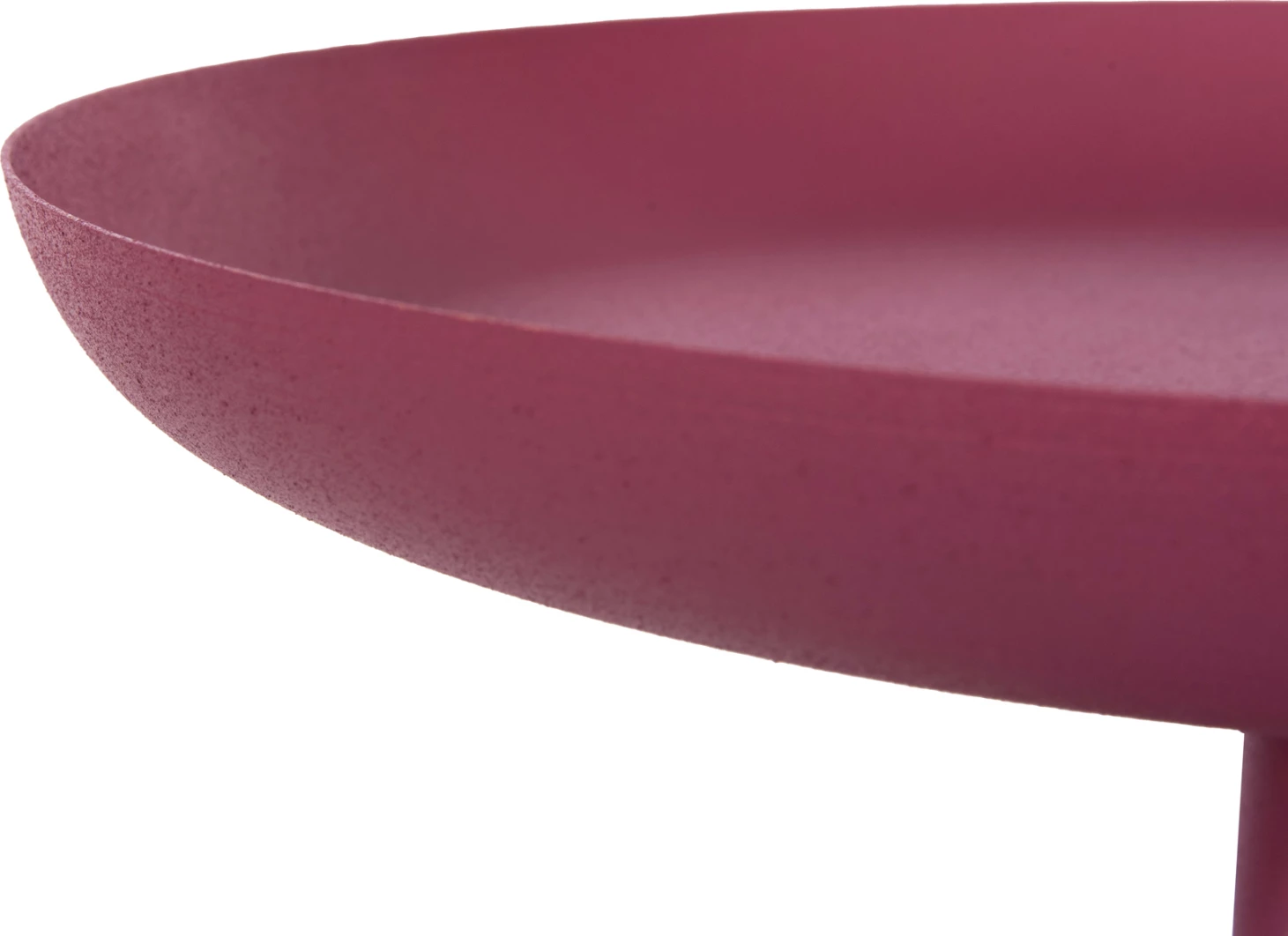 Tavolinë anësore e rrumbullakët DELBEL FH4262.06 metalike në ngjyrë rozë Φ36x49Hcm