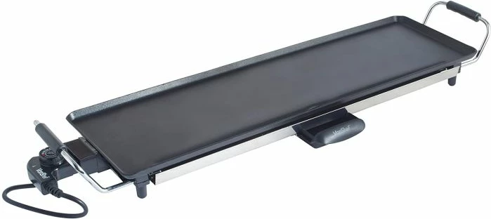 Grill teppanyaki elektrik VONSHEF XL 2013063, 2000W, 70x23cm, i zi