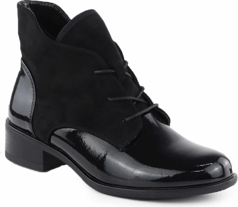 Çizme të shkurtra femra Jezzi ASA198-15, të zeza