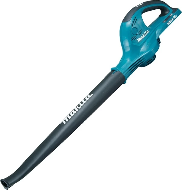 Fryrës gjethe Makita DUB361Z 36V (2x18V) pa bateri/karikues, turkez/zi, set me rrip shpatulle + grykë të sheshtë