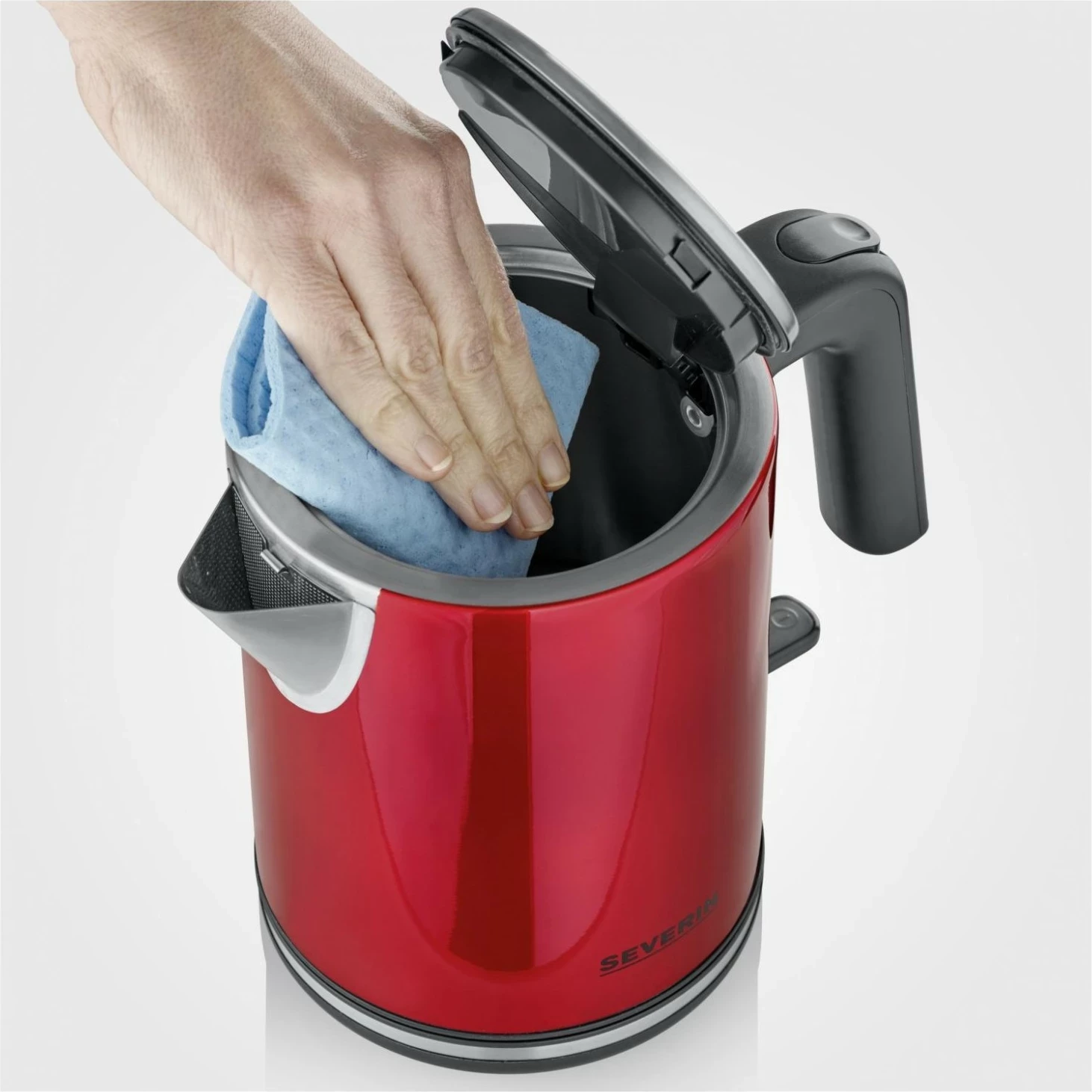 Çajnik elektrik Severin WK 3427, 1L, 2400W, i kuq