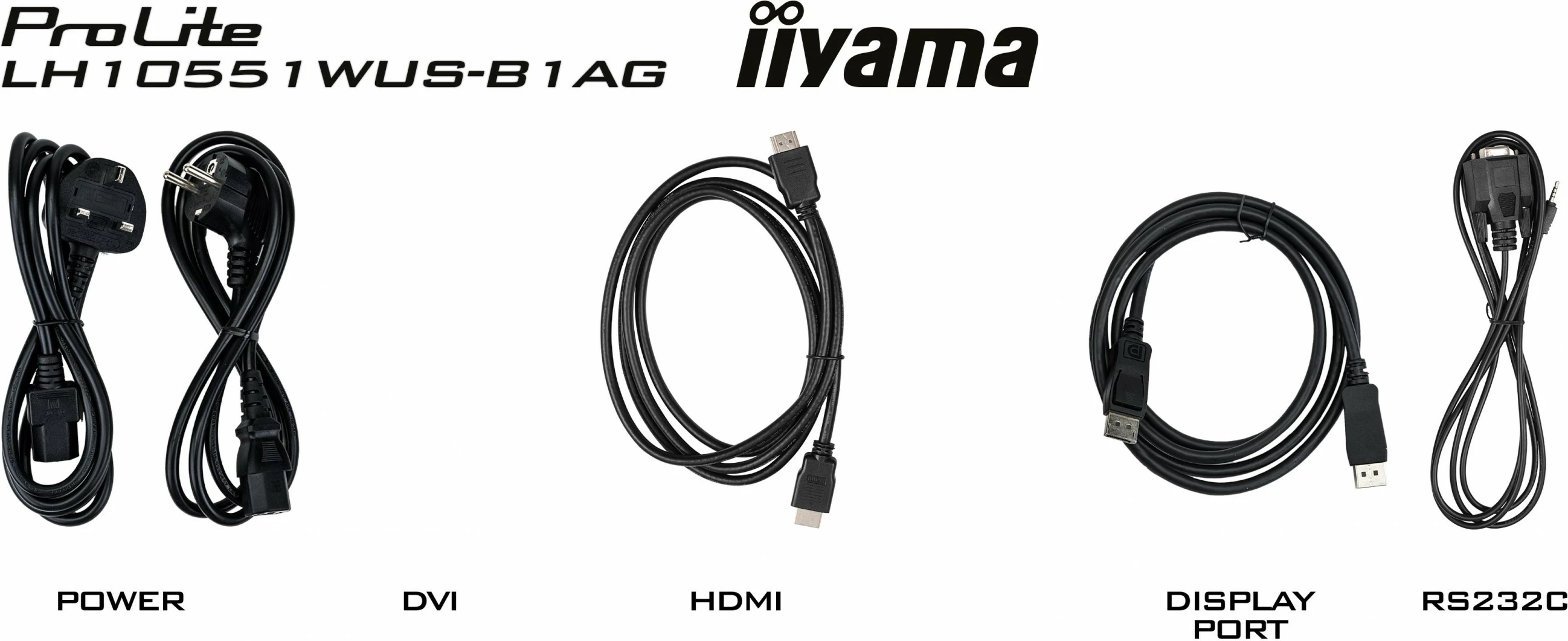 Ekran i madh profesional iiyama LH10551UWS-B1AG, 105 inç, 5K UHD, 21:9 UltraWide, LED