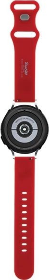 Rrip silikoni për smartwatch Hello Kitty Silicone Kitty Head, 20mm, Kuq