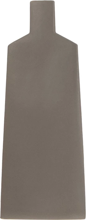 Vazo dekorative LUI, qeramike, ngjyrë gri mat, 11x4x33cm