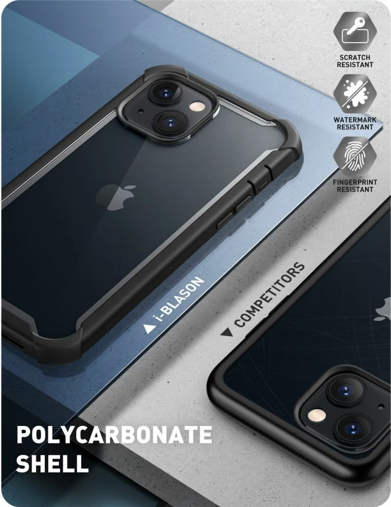 Mbështjellës Supcase IBLSN Ares për iPhone 13/14, i zi
