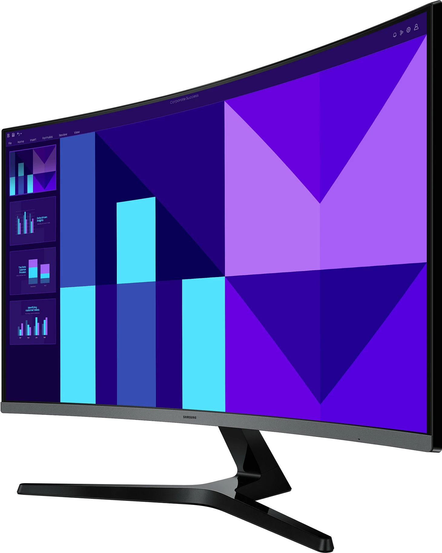 Monitor i lakuar Samsung S32D396GAU 32 inç Full HD, 100Hz, altoparlant, i zi