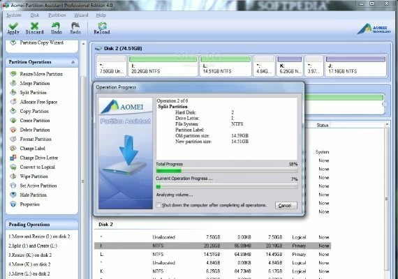 AOMEI Partition Assistant Professional Latest version Lifetime 2 Dev Global