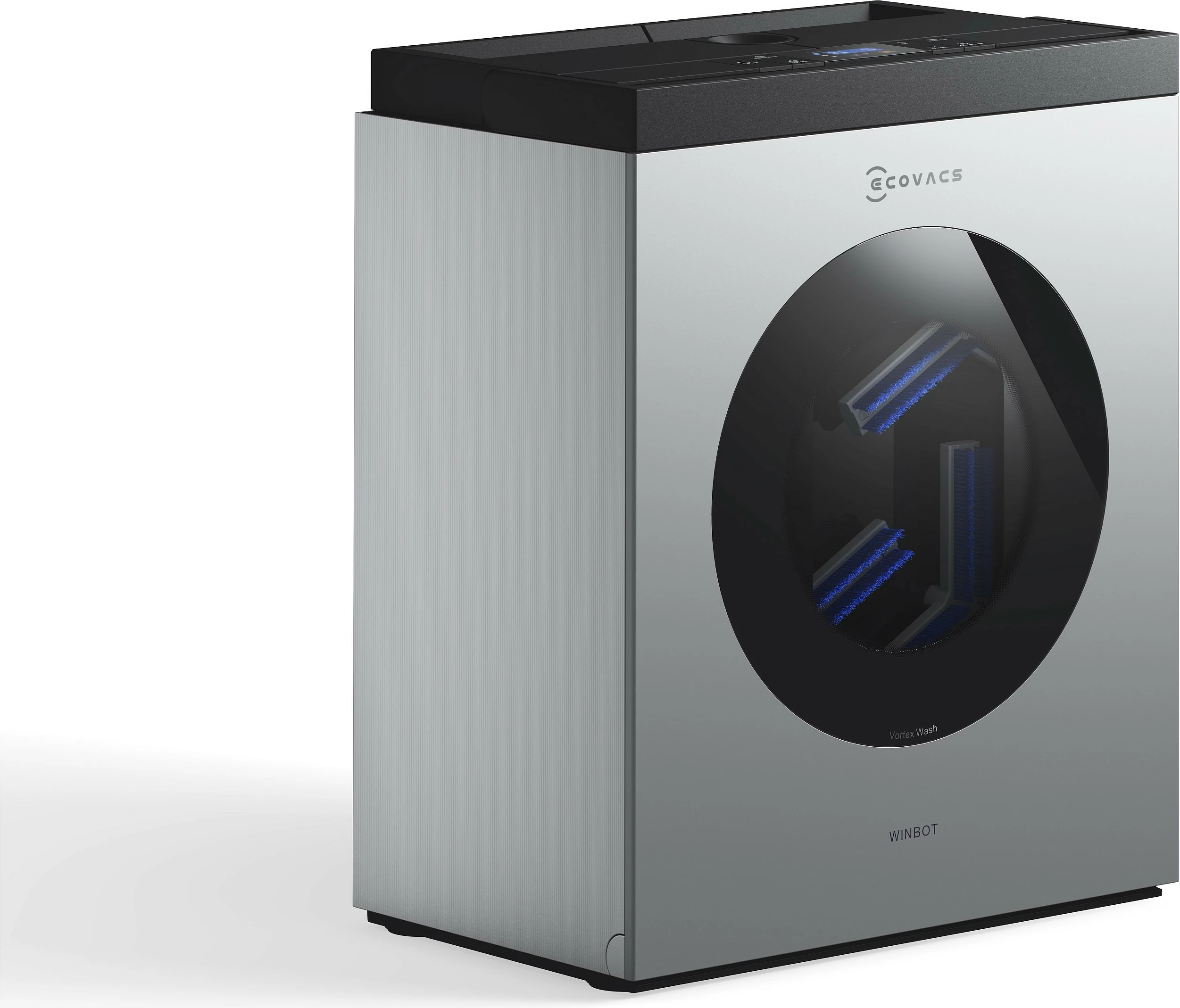 Robot pastrues dritaresh ECOVACS WINBOT W3 OMNI, 8000 Pa, 95 W, argjend/bardhë