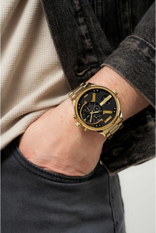 Orë dore për meshkuj Paul Lorens, e zezë dhe e artë