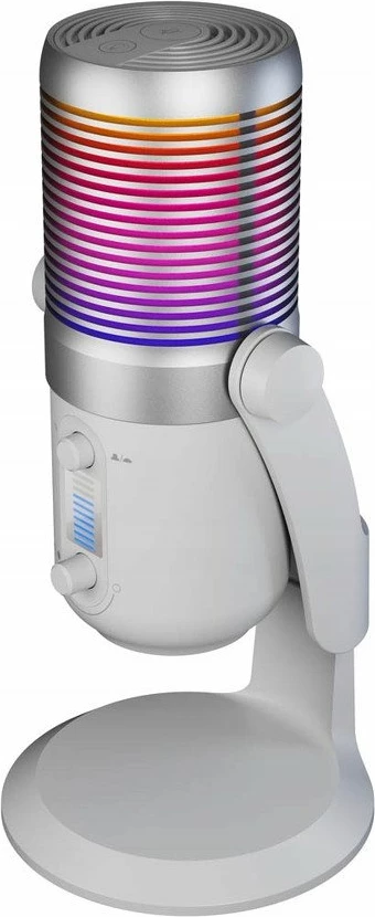Mikrofon Rampage Diyez gaming USB-C RGB touch, i bardhë 8