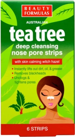 Scrub për fytyrë për femra Beauty Formulas Tea Tree Blackhead Peeling, 150ml
