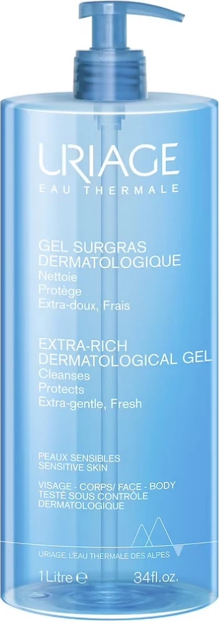 Xhel dermatologjik pastrues URIAGE Extra-Rich Dermatological Gel 1000ml