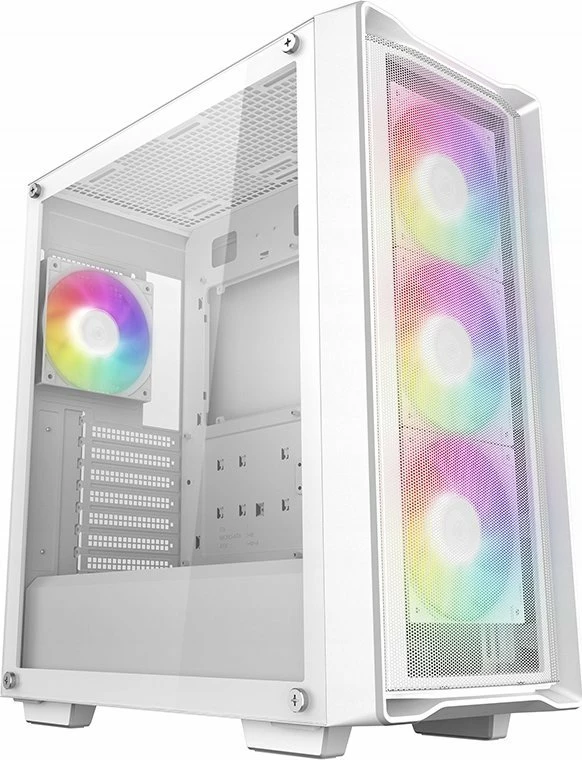 Kasë Deepcool CC560 Mesh V2 ARGB (R-CC560-WHAMA4-G-2), Midi Tower ATX, e bardhë