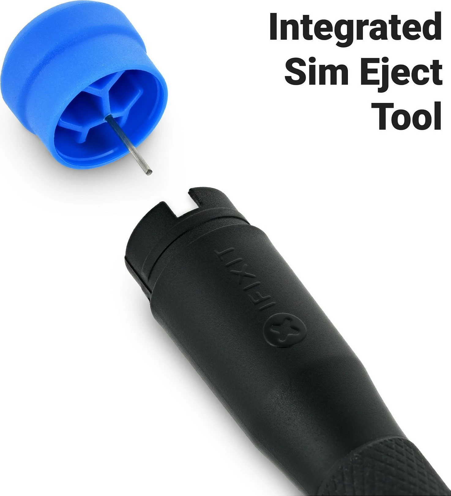 Set veglash iFixit EU145348-5 për servis të celularit, 16 bitë preciz, anti-statik, zi/blu
