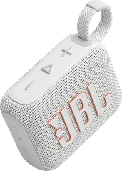 Altoparlant portativ Bluetooth JBL GO 4, IP67, 5 orë, bardhë