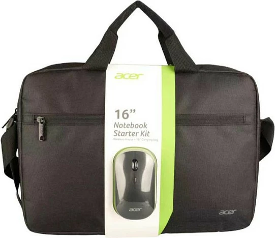 Çantë për laptop Acer AAK510 Starter Kit 16", me Maus, e zezë