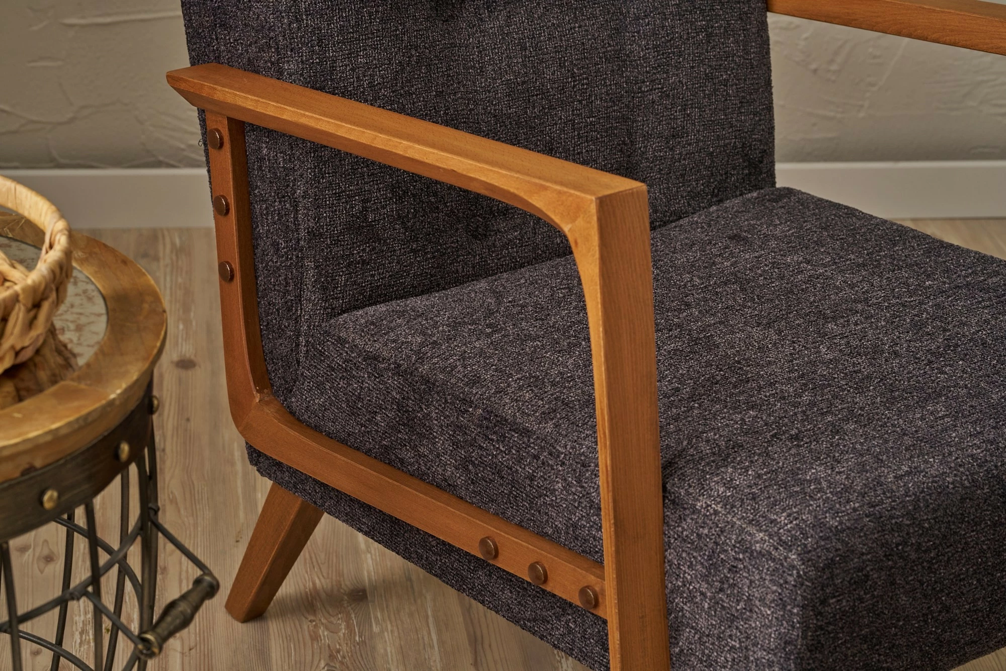Karrige Wing Atelier del Sofa, ngjyrë antracit, Kemer