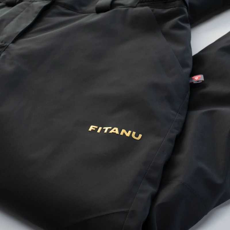 Pantallona ski për femra Fitanu CERTIS W PRIMALOFT, të zeza