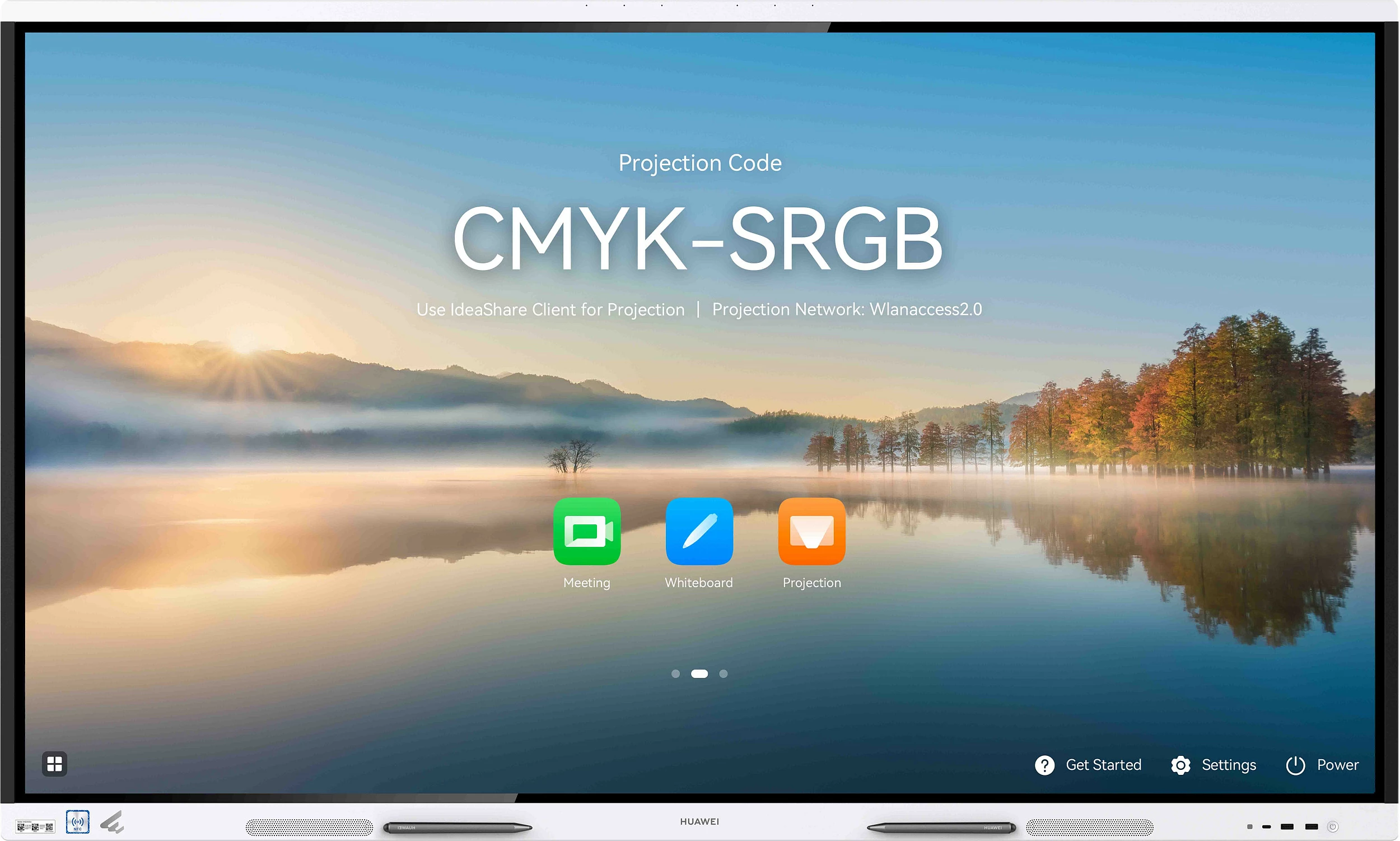 Panel interaktiv HUAWEI IdeaHub Board 3 Pro IHB2-65PB, 65" 4K, Wi‑Fi 6, 8GB RAM, e bardhë jade