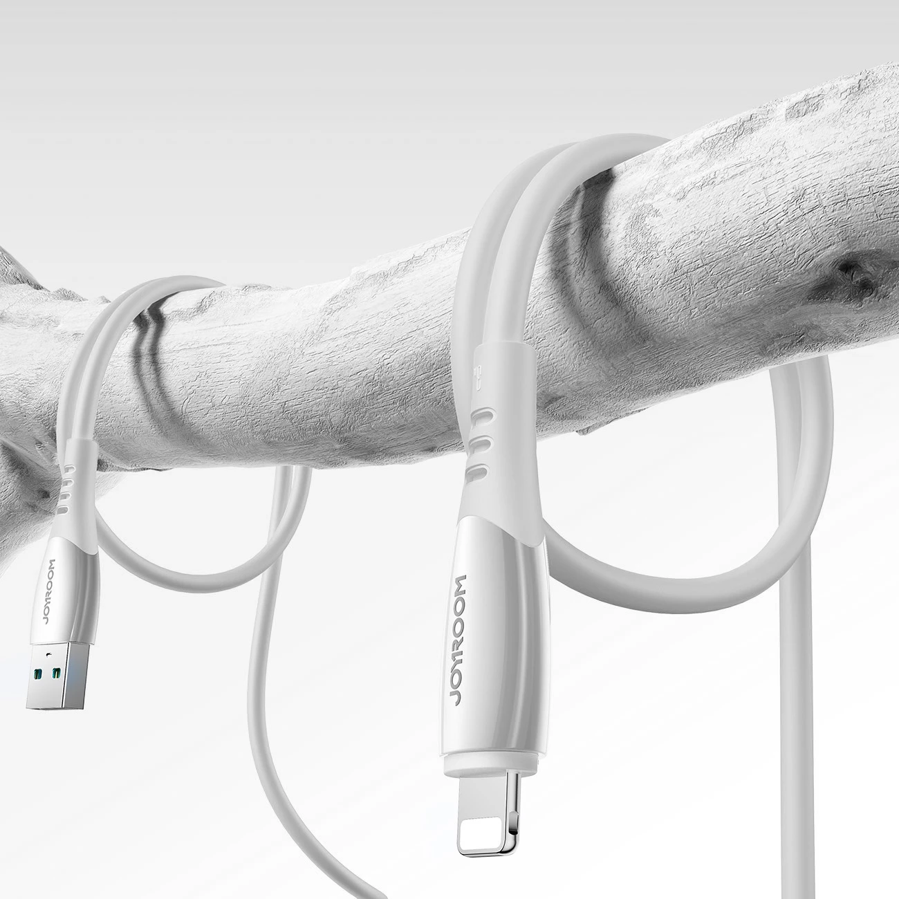 Kablë Joyroom S-A59 Vibrant Series USB-A në Lightning 1.2 m 3A, e bardhë