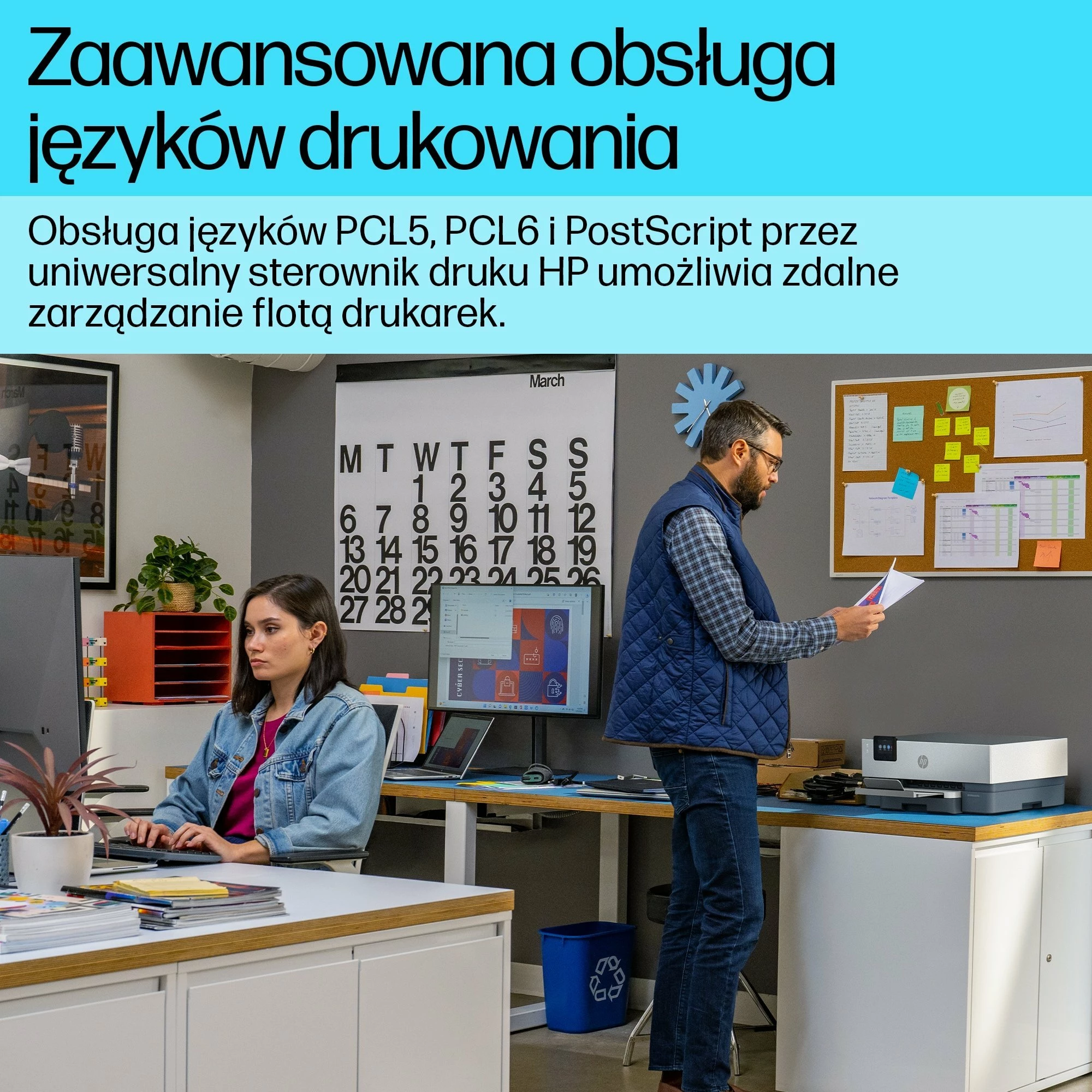 Printer inkjet HP OfficeJet Pro 9110b (5A0S3B) A4, Wi‑Fi, Duplex, 250 fletë, 4 kartrixhe, Ethernet/USB, ekran me prekje, Bardhë/Gri