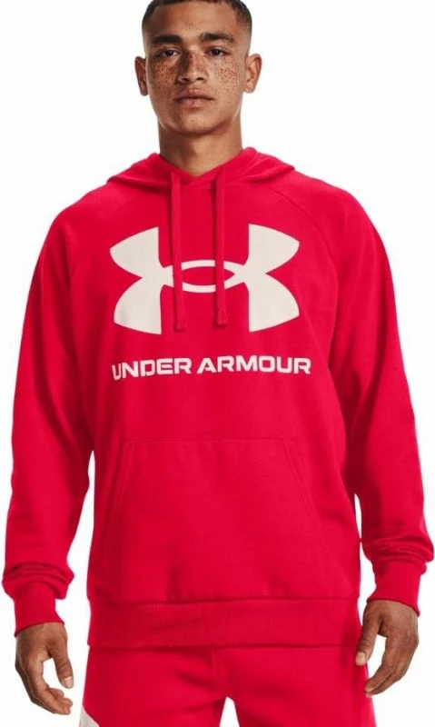 Duks pa kapuç Under Armour Rival Fleece për meshkuj, ngjyrë e kuqe [Madhësia: S]
