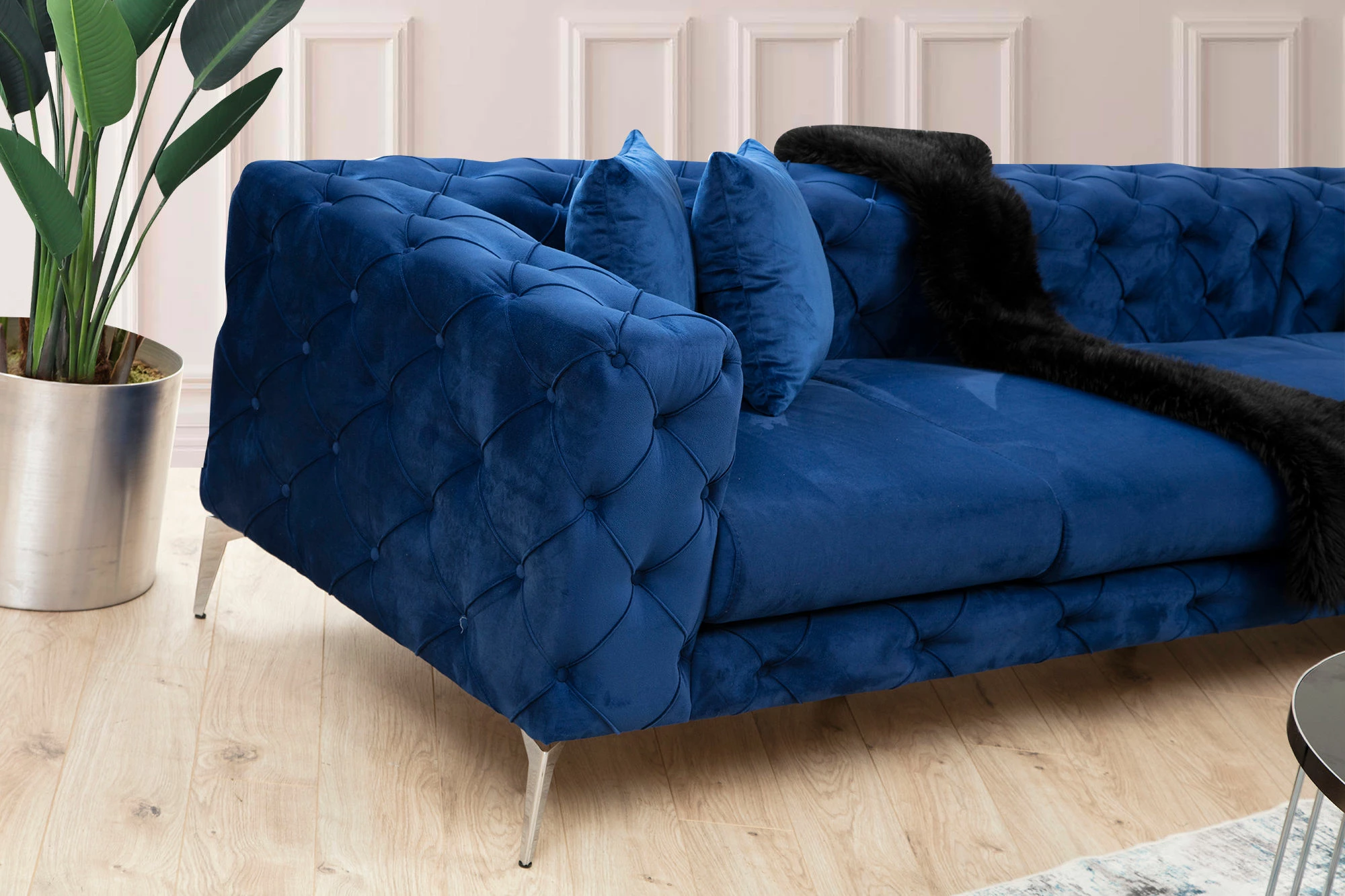Këndore Atelier del Sofa, Como Left, ngjyrë blu e errët