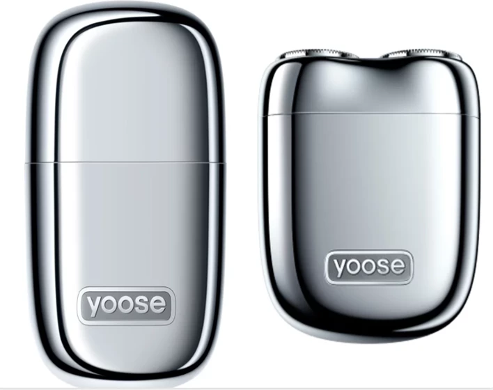 Makinë rroje + trimer hunde/veshi Yoose Mini 2.0 Complete, IPX7, USB-C, set 2-në-1, argjendtë