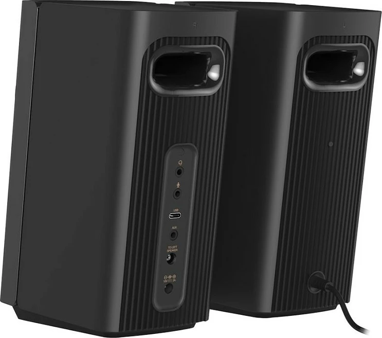 Altoparlantë Creative Labs T60, 2.0, 30W RMS, Bluetooth 5.0, USB-C, të zeza