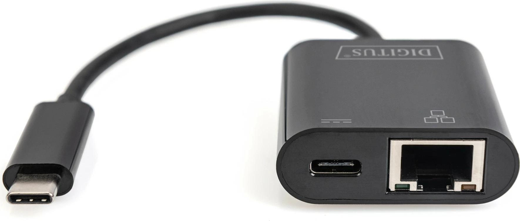 Adapter USB Type-C Digitus, Gigabit Ethernet, PD, i zi