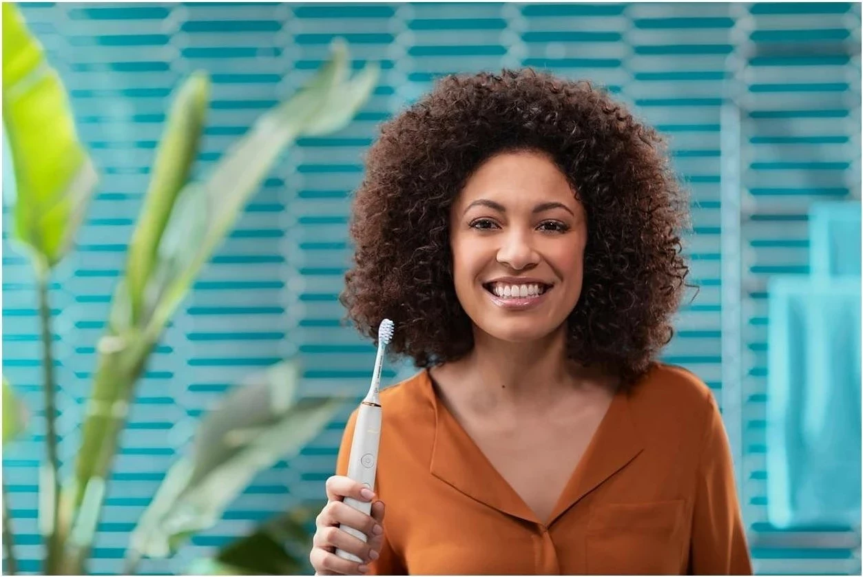 Furçë dhëmbësh sonike Philips Sonicare DiamondClean 9000 HX9914/57, e bardhë e zezë