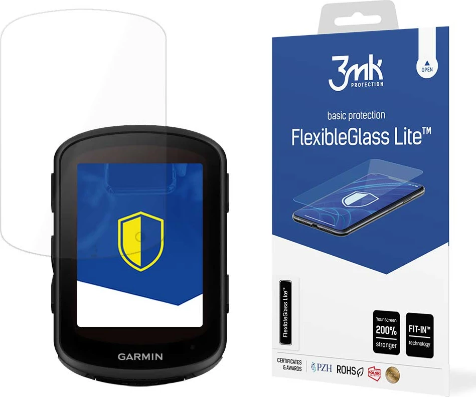 Xham hibrid mbrojtës 3mk FlexibleGlass Lite për Garmin Edge 540