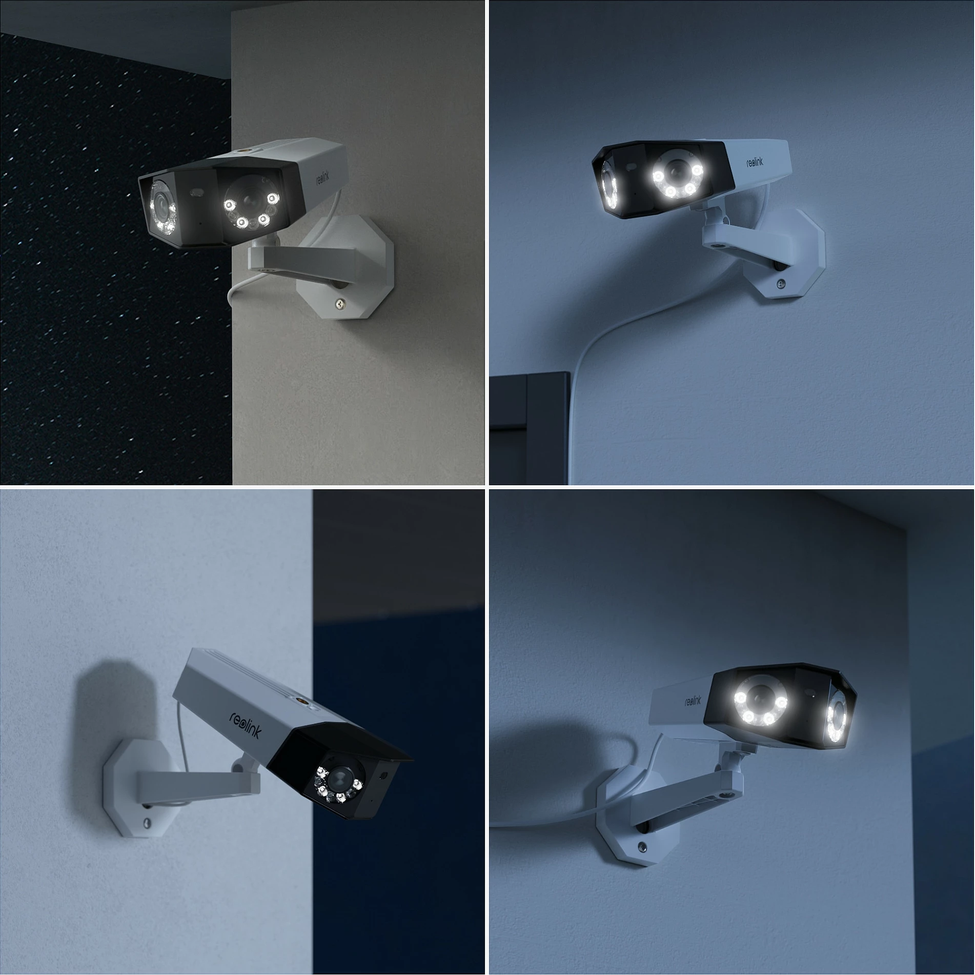 Kamerë sigurie Reolink Duo Series P730, 4K, PoE, pamje panoramike 180°, detektim person/automjet/kafshë, e jashtme, e bardhë
