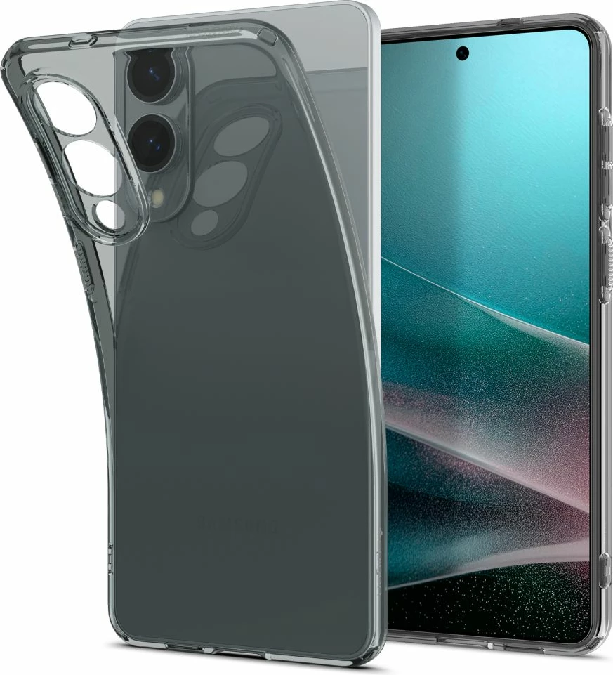 Mbështjellës Spigen Liquid Crystal për Samsung Galaxy S25 Edge, gjysmë-transparent