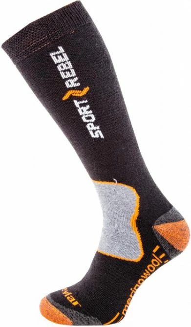 Çorape të gjata sportive për meshkuj Inny, të zeza