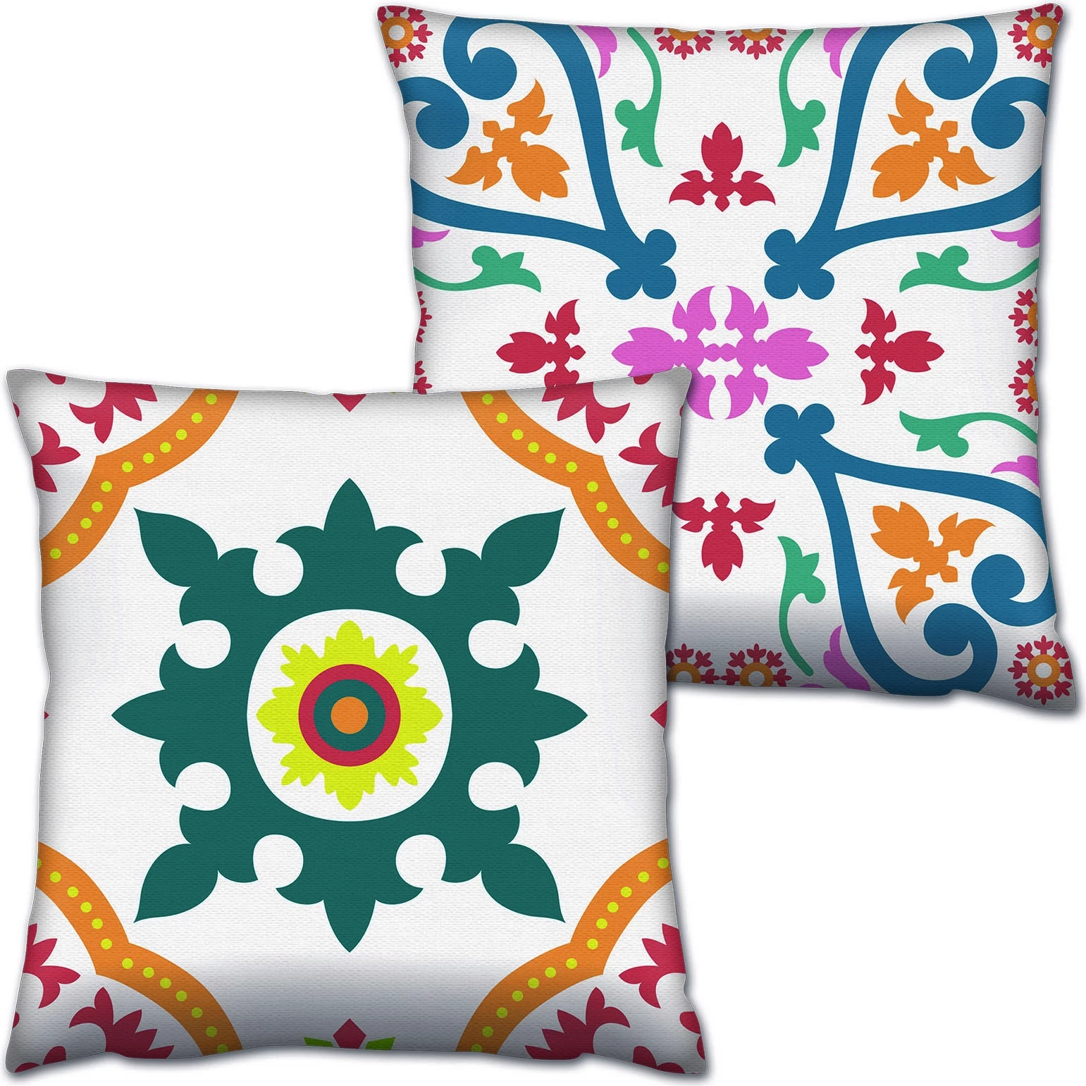 Set jastëkësh dekorativ (2 copë), shumëngjyrësh, AB-4661-4662