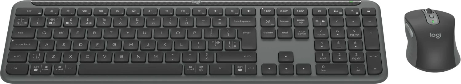 Tastierë me maus Logitech 920-012511, wireless, Bluetooth, QWERTY, graphite