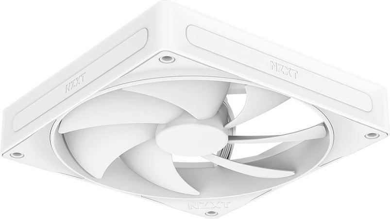 Ventilator për kasë NZXT F-Series F140P, 140mm PWM 4-pin, i bardhë