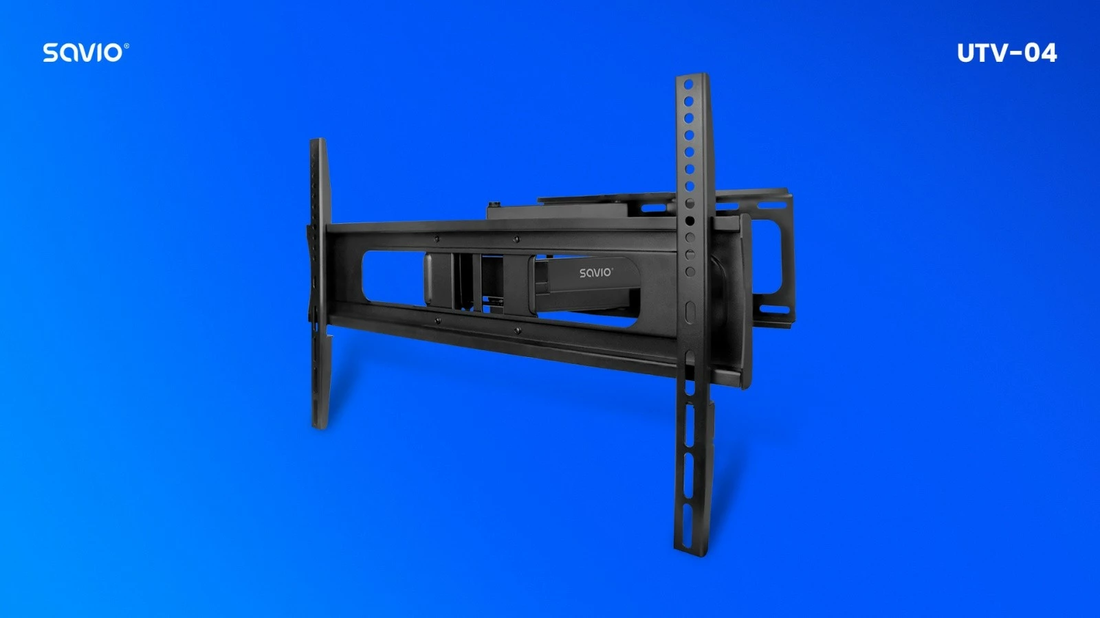 Mbajtëse muri TV, Savio, UTV-04, 37-86 inç, 60 kg, e zezë