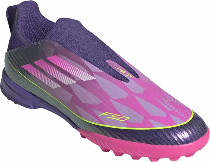 Atlete për fëmijë adidas F50 Lamine Yamal, vjollcë