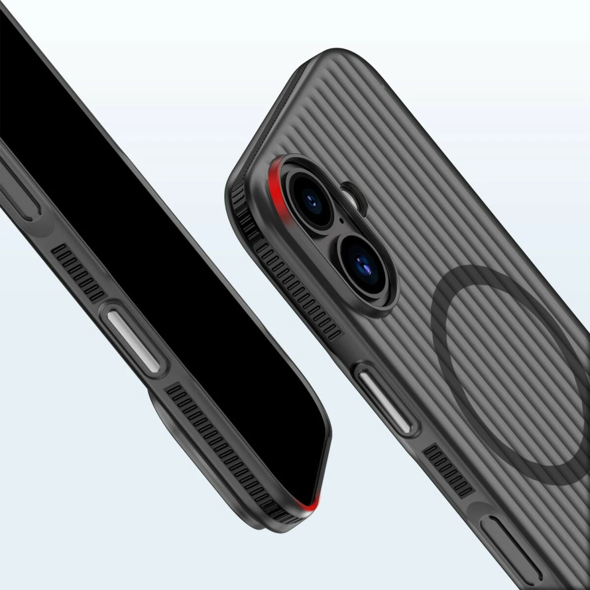 Mbështjellës 4smarts Aero për iPhone 17, MagSafe, i zi