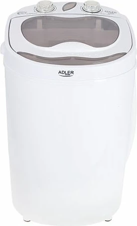Makinë larëse mini Adler AD8055 me shtrydhje 3 kg, e bardhë