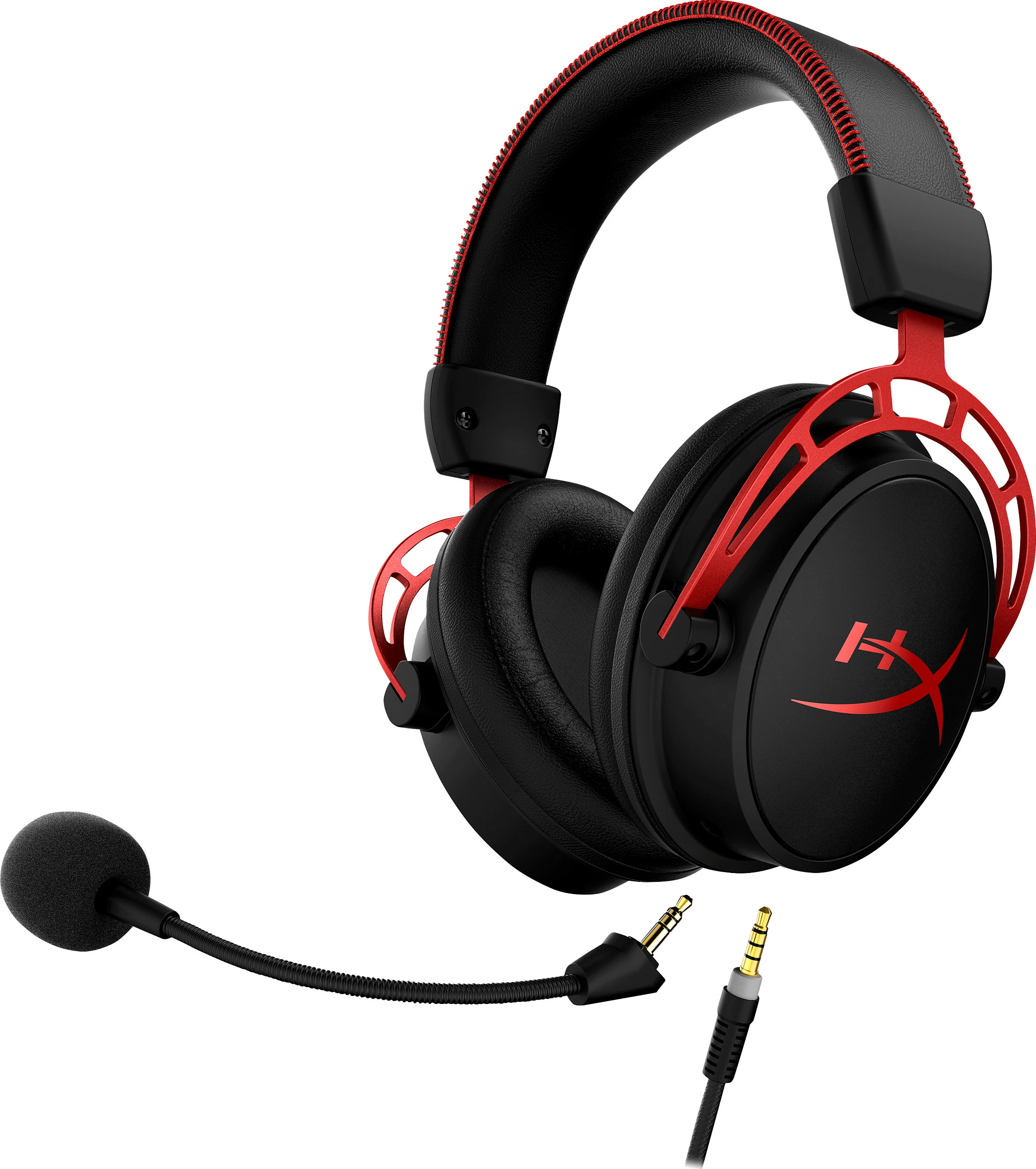 Kufje gaming HyperX Cloud Alpha, me kabllo 3.5mm, mikrofon, Black-Red