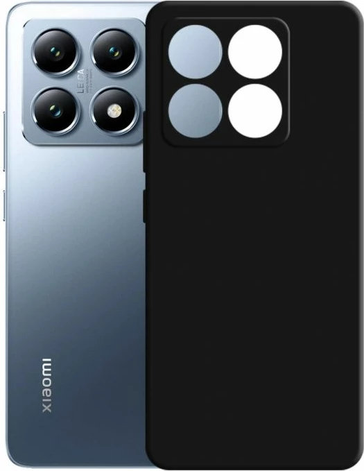 Kuti silikoni 3mk për Xiaomi 14T, e zezë