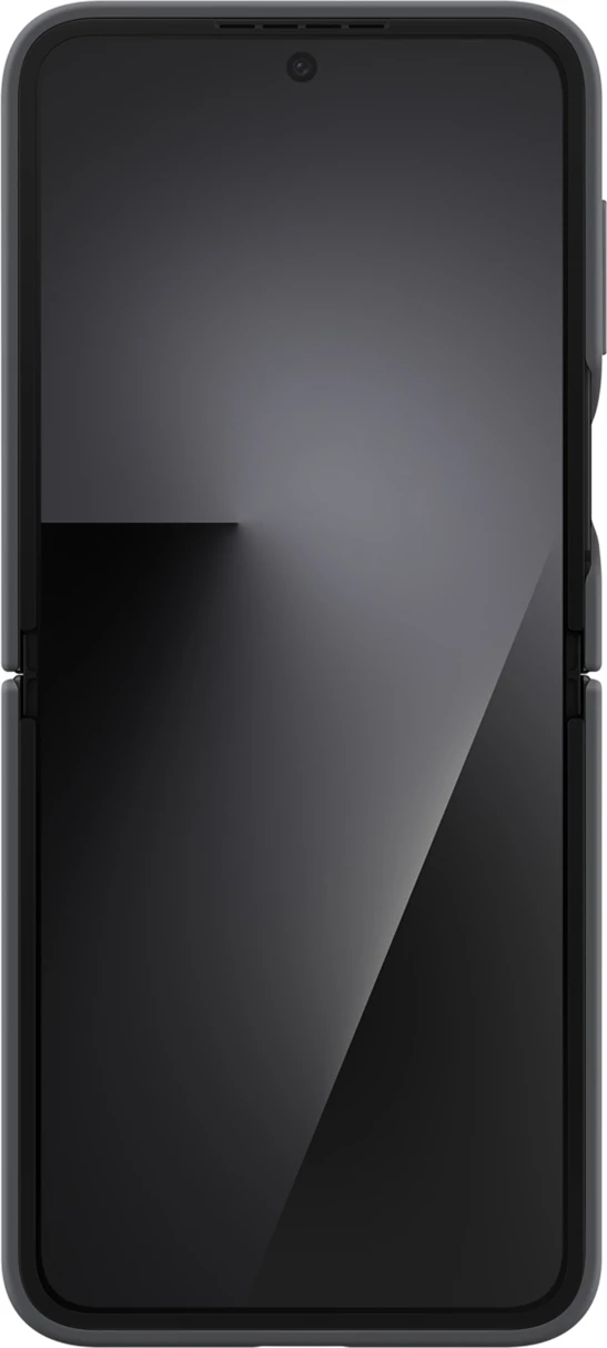 Mbështjellës Samsung Silicone Case për Galaxy Z Flip7 FE, i zi, me unazë