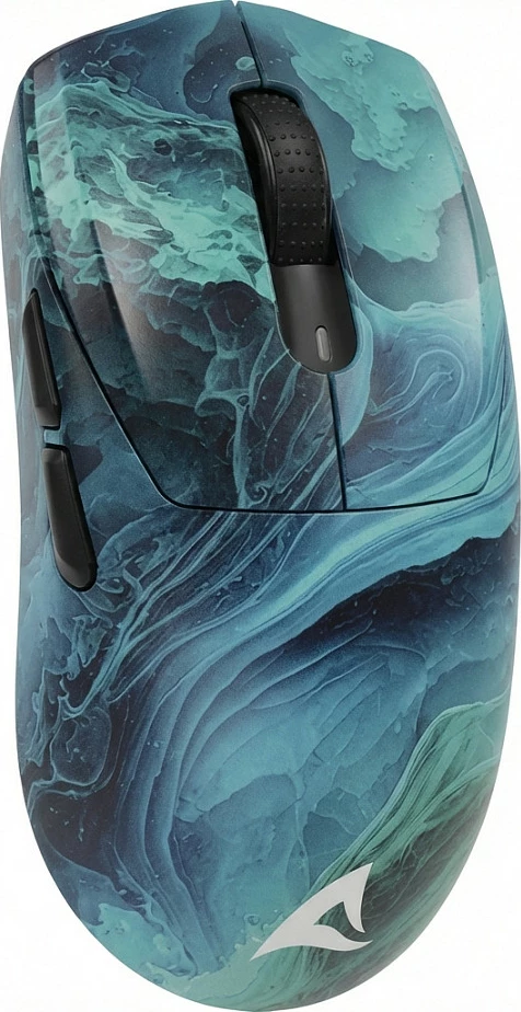 Maus Sharkoon SKILLER SGM25W Ocean, turkiz/blu
